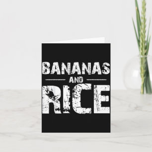 Carte Bananes et riz
