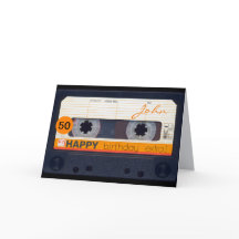 Bande audio rétro 50e anniversaire personnalisé HG