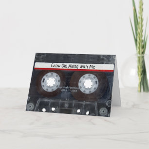 Carte Bande de cassette anniversaire