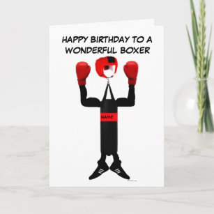 Cartes Boxe D Anniversaire Zazzle Ch