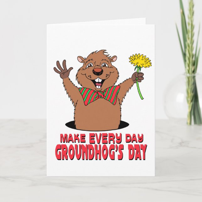 Carte Bande dessinée Groundhog (Devant)