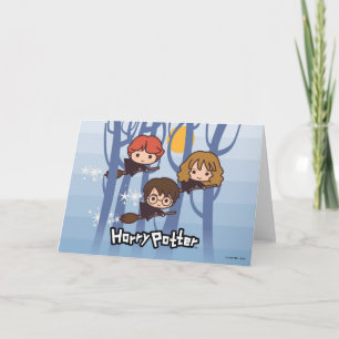 Carte Bande dessinée Harry, Ron, et vol de Hermione en