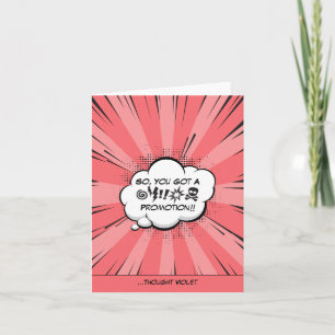 Carte Bande dessinée personnalisée