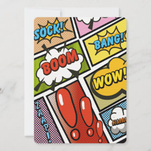 Carte Bande dessinée polices de dessins animés!