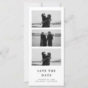 Carte Bande photo avec code QR Mariage Enregistrer la da