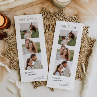 Bande Photo HARLOW Minimaliste Enregistrer La Date