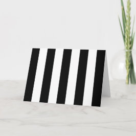 Carte Bandes noires et blanches, Motif rayé, Lignes