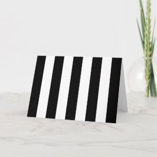 Carte Bandes noires et blanches, Motif rayé, Lignes
