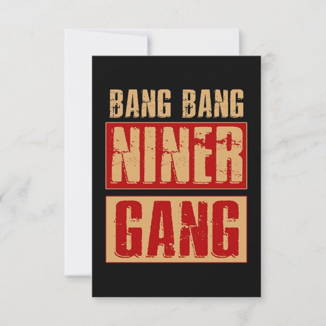 Carte Bang Bang Niner Gang (Devant)