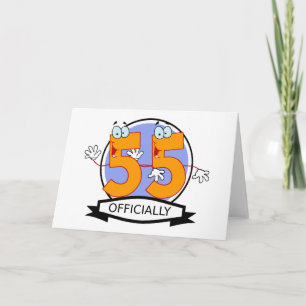 Carte Bannière officielle 55 Anniversaire