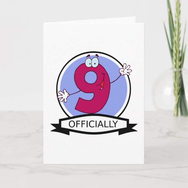 Carte Bannière officielle 9 Anniversaire (Devant)