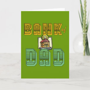Carte Banque des produits de fête des pères de papa