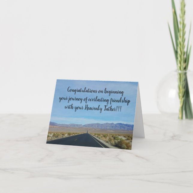 Carte Baptême (Devant)