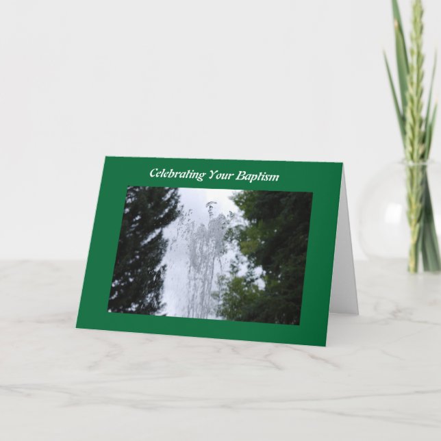 Carte baptême (Devant)