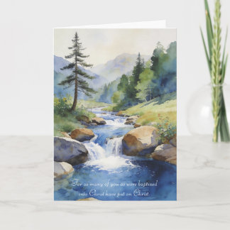 Carte Baptism Card: Galatians 3:25-27