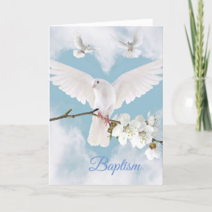 Carte Baptism Dove