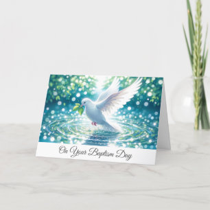 Carte Baptism Dove