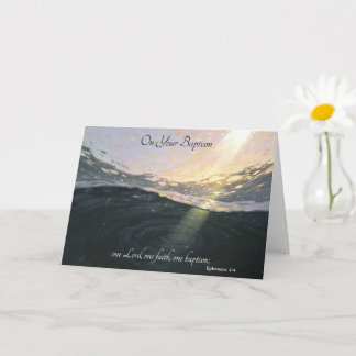 Carte Baptism for Adult 