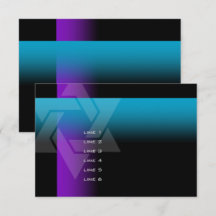 Bar Mitzvah violet et turquoise sur n'importe quel