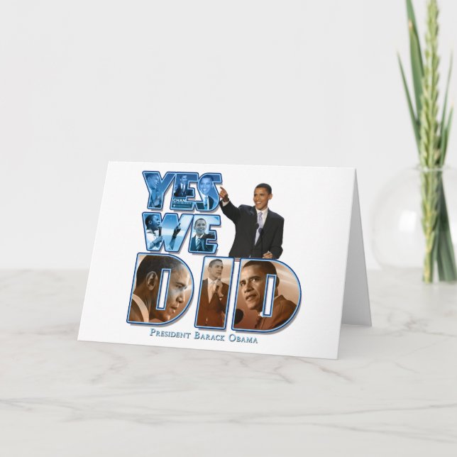 Carte Barack Obama (Devant)