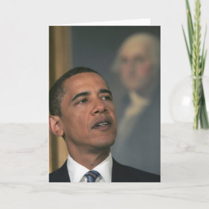Carte Barack Obama annoncent son intention pour nommer