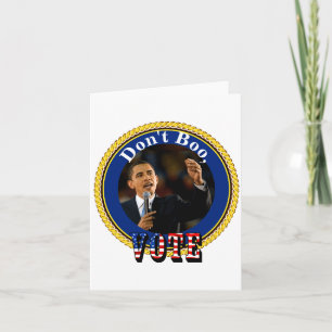 Carte Barack Obama Ne Votez Pas Contre 