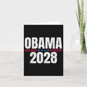 Carte Barack Obama pour le président 2028 Obama 2028