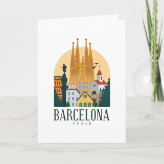 Carte Barcelone Espagne Cute Espagne Voyage cadeau espag