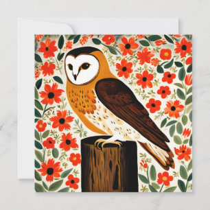 Carte Barn Owl