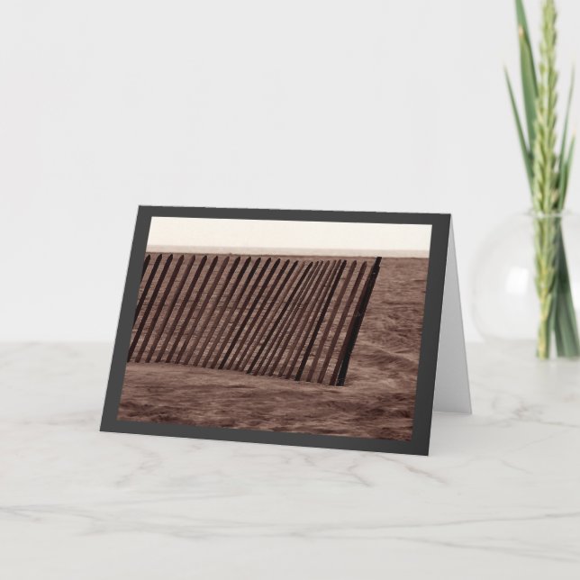 Carte Barrière de plage (Devant)