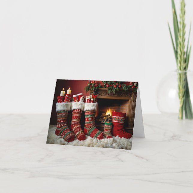 CARTE BAS DE NOËL (Devant)