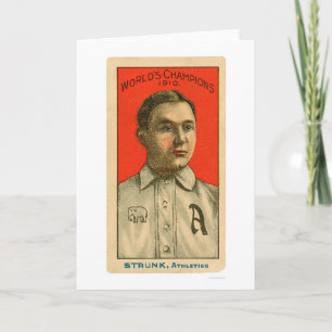 Carte Base-ball 1910 d'AMOs Strunk