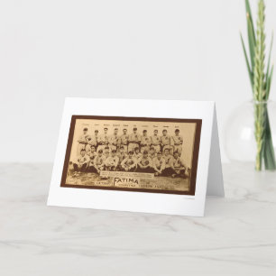 Carte Base-ball 1913 de Detroit Tigers