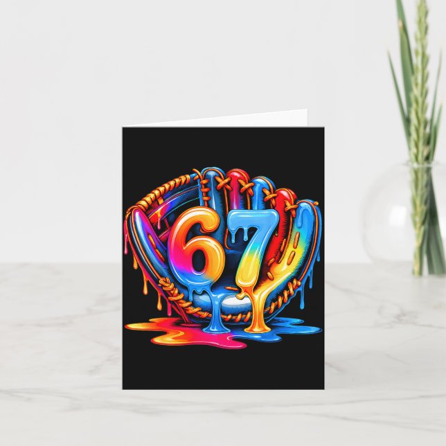 Carte Baseball Drip Ice Cream 67 Baseball Lifestyle 101  (Devant)