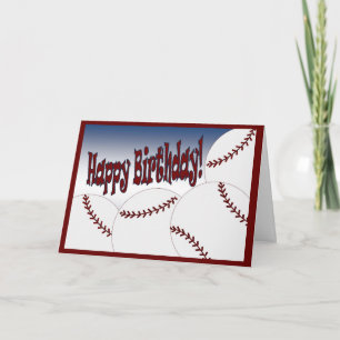 Carte Baseball - Joyeux anniversaire du plus grand fan !