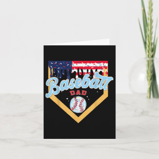 Carte Baseball Papa Crème Ice Drip Funny Baseball Pères