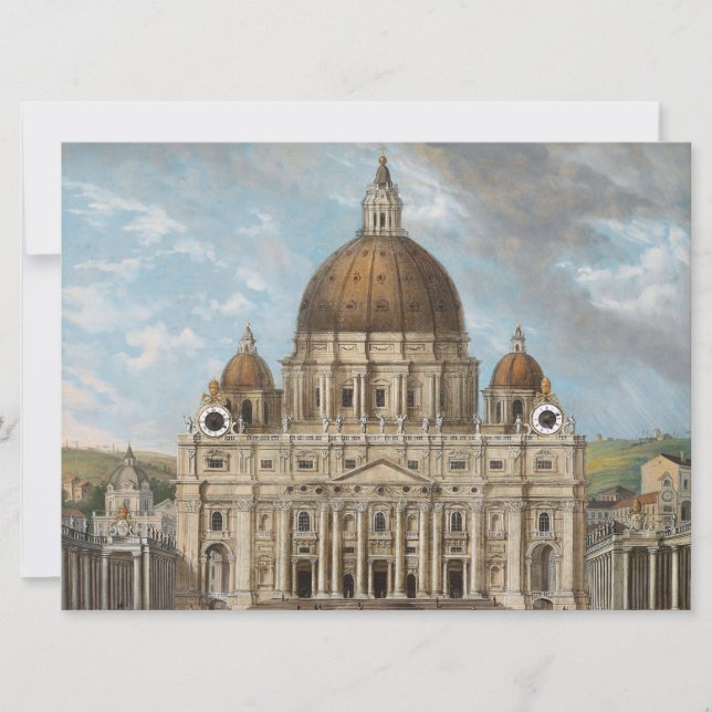 Carte Basilique Saint-Pierre de la Cité du Vatican (Devant)