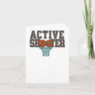 Carte Basket-ball de tir actif. 1