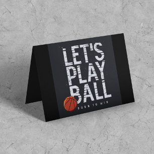 Carte Basket-ball permet de jouer Ball Né pour gagner de