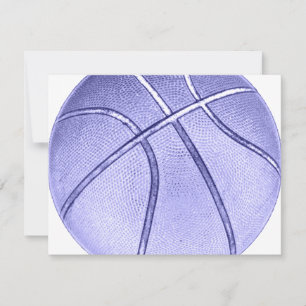Carte Basket Bleu Lumineux