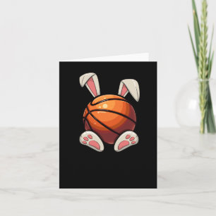 Carte Basket de Pâques Bunny Oreilles Enfants Chasse aux