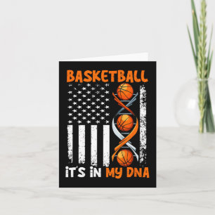 Carte Basketball C'est dans mon ADN amusant Joueur entra