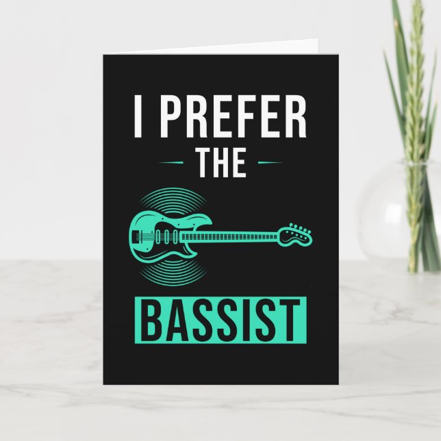 Carte Bass Lecteur Bass Dit Gift Girfriend (Devant)