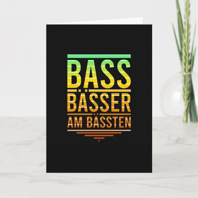 Carte Basse Basses Le Meilleur Pour Les Lecteurs De Bass (Devant)