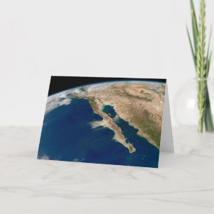 Carte Basse Californie Et Côte Pacifique Du Mexique.