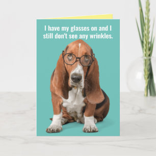 Carte Basset Hound No Wrinkings Gratuit Anniversaire