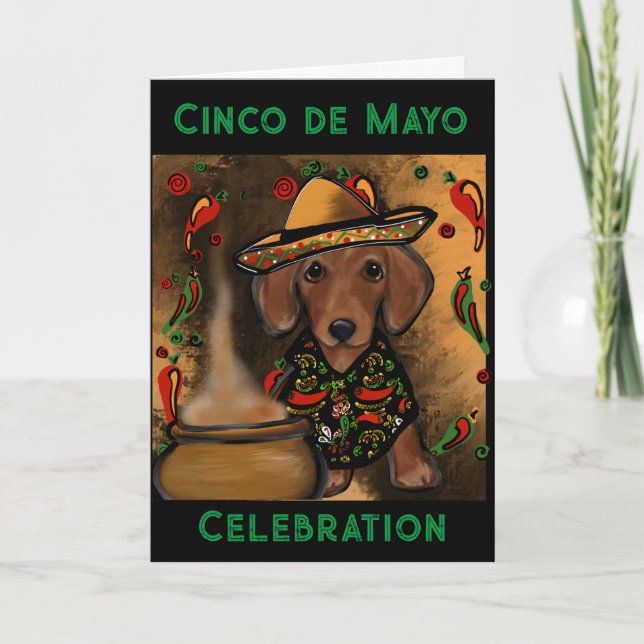 Carte Basset Teckel   (Devant)