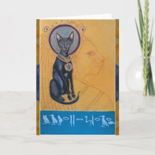 Carte Bastet Egypt Chat Goddess Maureen Girard