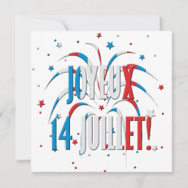 Carte Bastille Day, Joyeux 14 juillet