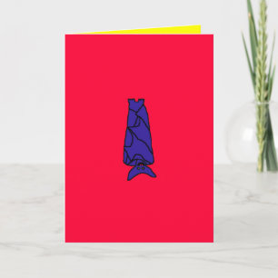 Carte Bat birthday card